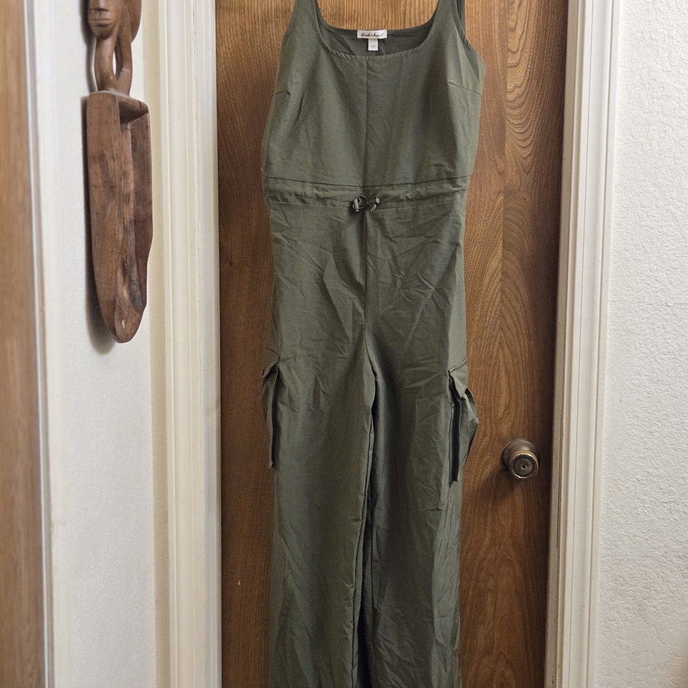 Olive Green Women's Jumpsuit
